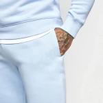 Custom Fitness Sports Jogging Hoodies and Sweatpants Sets Cotton Solid Training