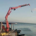 Knuckle Boom Slewing Boat Mounted Crane Marine Dinghy Cranes