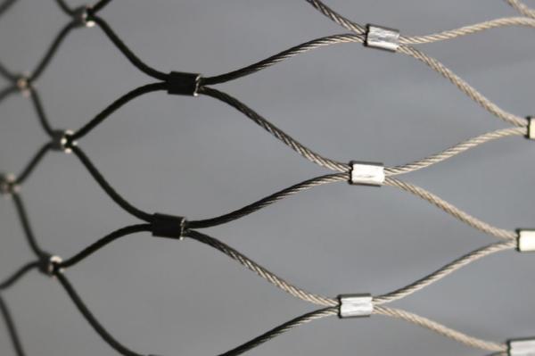 Fatigue Resistance Stainless Steel Ferrule Mesh For Stair anti falling