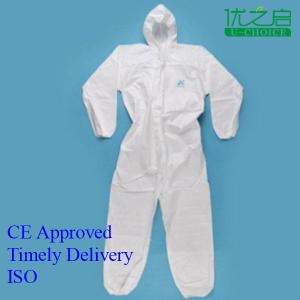 Quality Full Body Disposable Surgeon Gown , 35 - 60 Gms Disposable Waterproof Coveralls wholesale