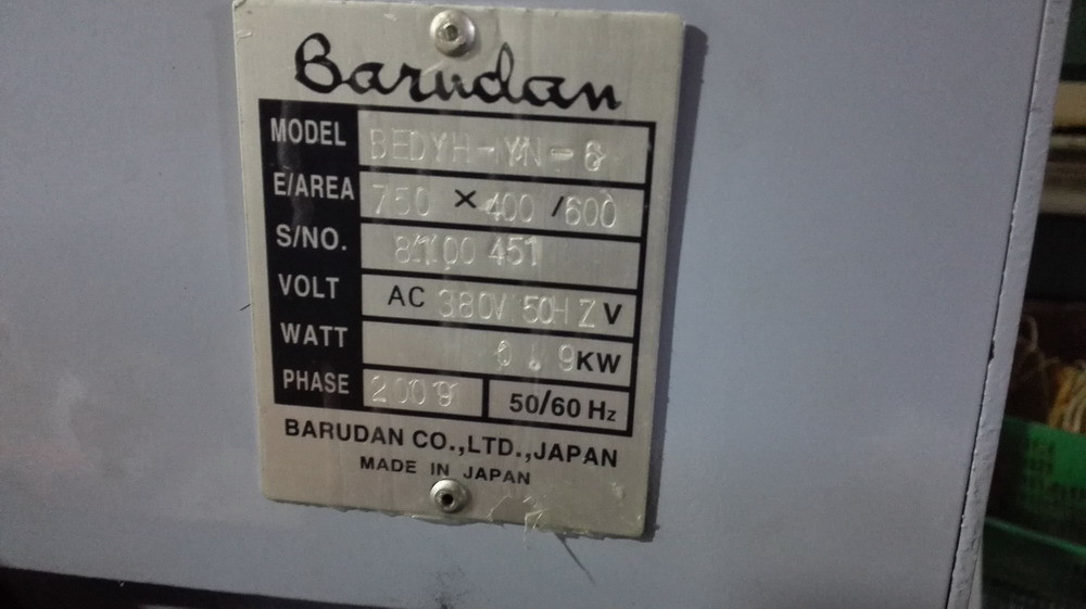 6 Heads Refurbished Barudan Embroidery Machine For Home Business BEDYH-YN-6