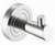 D52024 double towel bar bathroom accessory sanitary ware brass chrome luxury cheap bathroom living room hotel