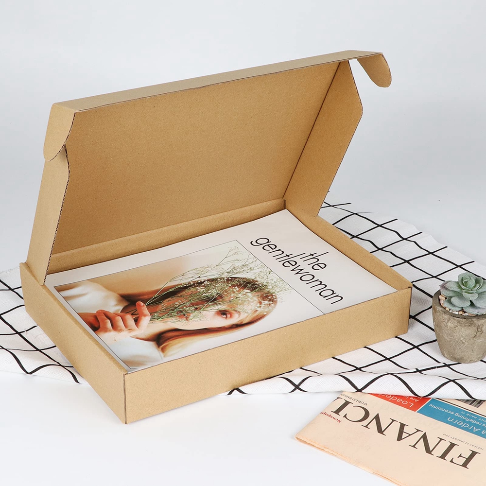 Glossy Lamination Square Custom Folding Packaging Shipping Box for Secure Transport