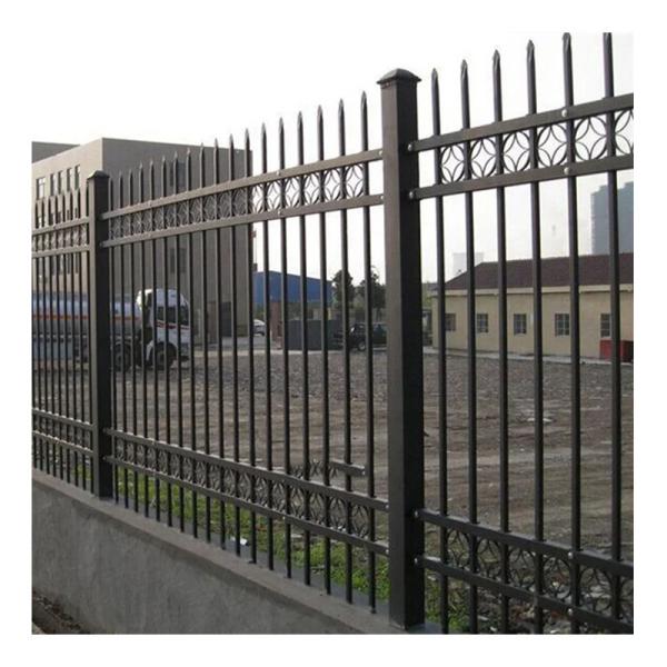 Powder Coated Decorative Ornamental Short Wrought Iron Fence for Australia