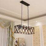 Vintage Chandeliers Iron Retro Kitchen Lamp E27 Edison Bulbs Stairs Store