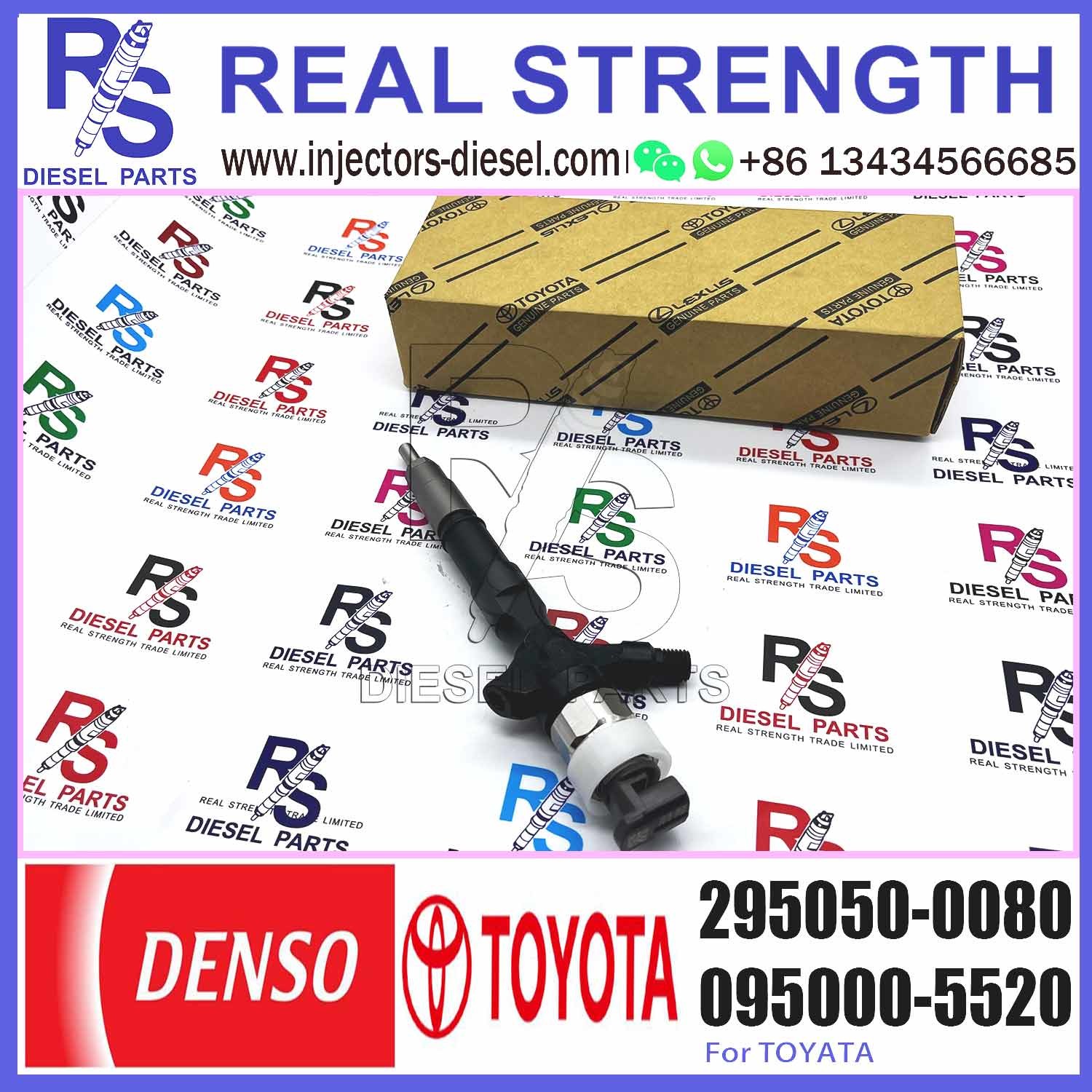 Diesel common rail injector 2950500080 295050 0080 295050-0080 for diesel injector
