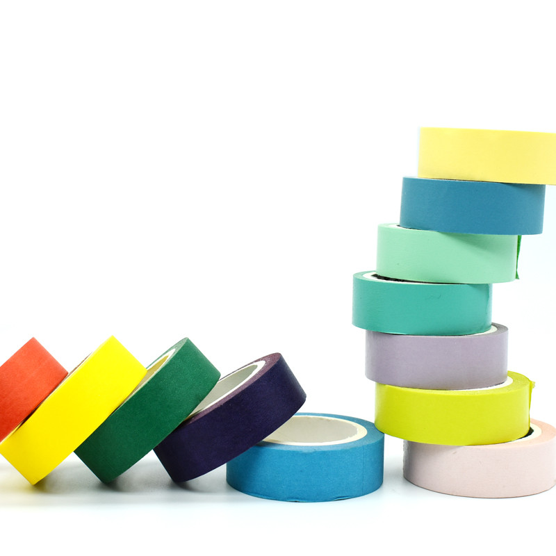 15mm Japanese Paper Custom Panton Print Colorful Decoration Craft Masking Washi Tapes