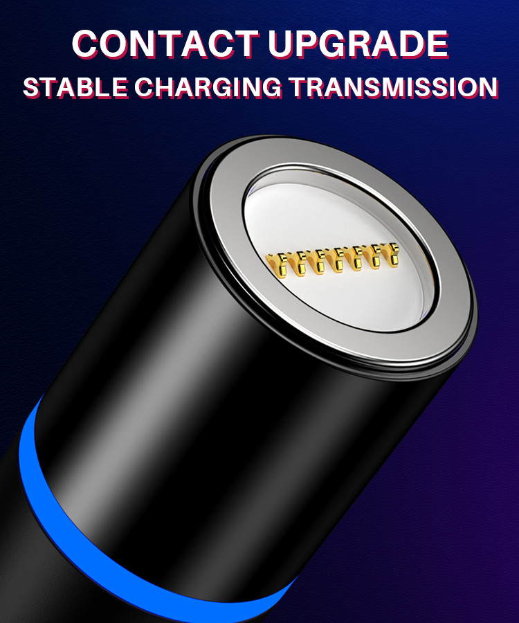 3 In 1 OD 3.5mm Magnetic Micro USB Cable For Data Transmission