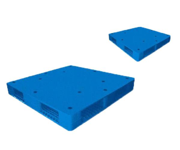 Durable Flat Surface Industrial Plastic Pallet 1000*1000mm Warehouse Storage