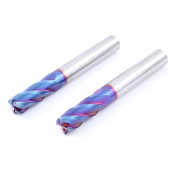 Cheap Nano Coating Steel Milling Cutter Tungsten Carbide For Heat Treated Steel Processing for sale
