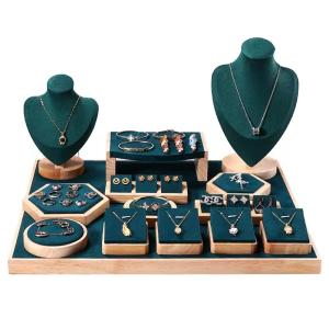 Quality Luxury Wood Jewelry Display Set wholesale
