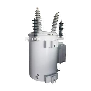 Quality 167KVA Single Phase Oil Immersed Transformers 34.5KV Pole Mounted wholesale