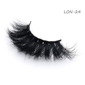 Quality Full Strip Cruelty Free Eyelashes , Fluffy 18mm Mink Lashes wholesale