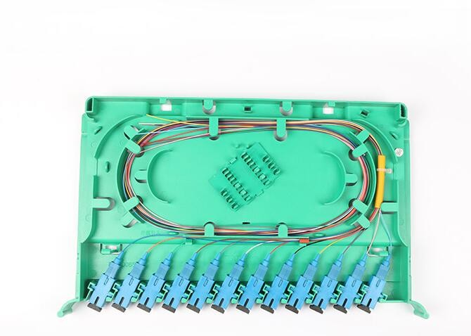 12 Port Fiber Patch Panel SC LC FC TYPE FTTH Fiber Optic Terminal Box