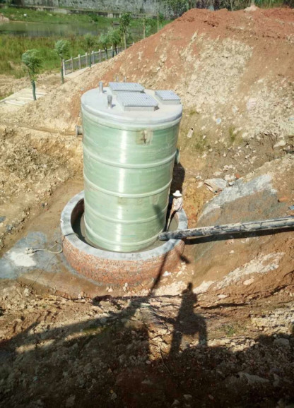 Sewage Treatment Lift Station Pump Customized Size High Strength CE Approved