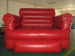 Large Red Design Advertising Inflatable Sofa Furniture , Inflatable Couch