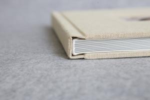 Quality Modern Personalized 10 x 10 Fabric Covered Photo Album For Party / Holiday wholesale