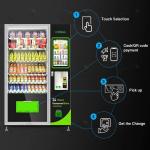 24 Hours Self Service Store Snacks And Beverage Combo Vending Machine 21.5