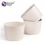Alibaba best sellers disposable round shape 250ml wheat fibre cup