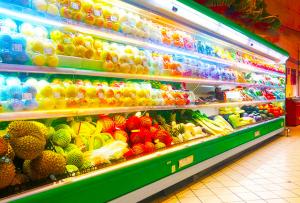 Quality R134a SS 304 201 Commercial Display Freezer For Beverage wholesale