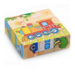3.5cm Fruit Wooden Blocks Toys Animal Puzzle Blocks For Kids