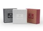 Beautiful Gift Perfume Paper Box Packaging With Hot Stamping , White Black Red