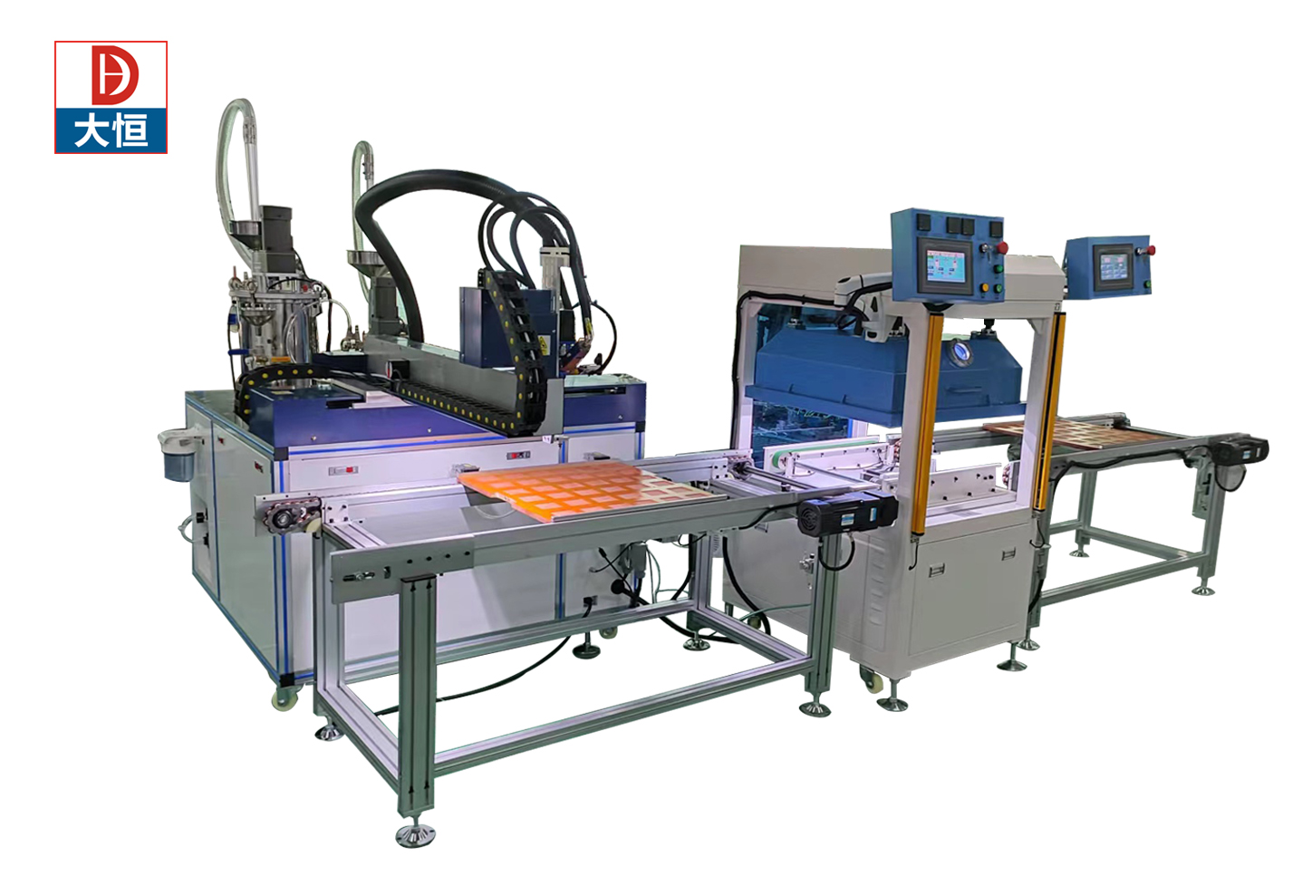 Epoxy Resin Vacuum Casting Machine With Dynamic Static Mixing Way