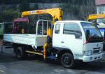 Telescopic Boom Truck Mounted Crane 2.1T For Safety Transport Materials