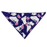 Washable Personalized Pet Bandana Adjustable Custom Dog Scarf Bandana