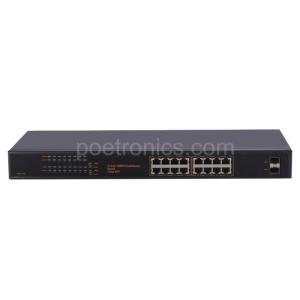 Quality Unmanaged Network Switch 2+16 port (Gigabit SFP Slots &amp; RJ45) 48Gbps Bandwidth wholesale
