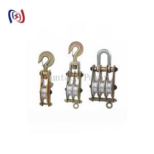 Quality OEM Overhead Line Hoist Sheave Tackle Steel Sheaves Cable Pulley Block Aluminium Alloy wholesale