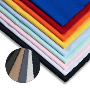 Quality CVC Cotton Polyester Pants Fabric With Pre Shrink Finish wholesale