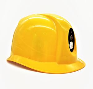 Quality Yellow GPS WIFI 4G Safety Helmet Camera 32GB Video Recording wholesale