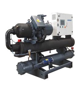 Quality 74m3/h Water Cooled Screw Chiller 210HP 330KW/283800Kcal 79.6KW Compressor wholesale
