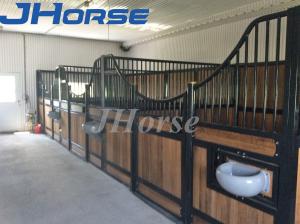 Quality Sliding Door Bamboo Infilled Horse Stable Box Hot Dipped Galvanized wholesale