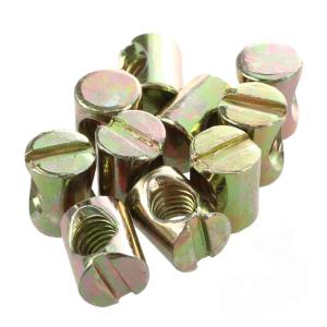 Quality Round Hammer Barrel Nuts Carbon Steel Grade 4.8 A325 Gr8.8 Color Yellow Galvanized wholesale