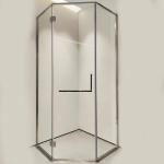 SUS304 Rust Prevention Glass Shower Hinge Thermal Insulation Frameless Glass