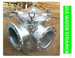 Right angle seawater filter, daily standard cylindrical seawater filter JIS 5K