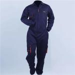 Custom Logo Industrial Worker Uniform Cotton Material Blue Grey Orange