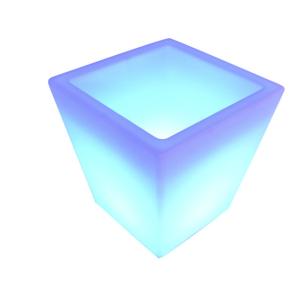 Quality Heat Resistance Custom Rotational Molding LED Flower Pot PE Planters wholesale