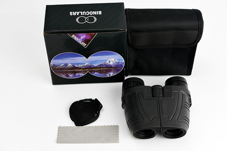 Optical Lens 12x25 Compact Binoculars Telescope for Wide Vison Hunting and Bird Watching
