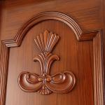 Interior Carved Wooden Laminate Doors 205cm Break Resistance