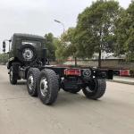 Euro 3 Cummins 6x6 4wd Used Sino Howo Cargo Box Truck 2019 Fence Left for Any