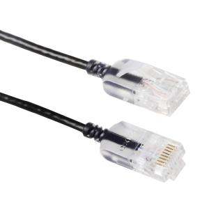 Quality Snagless Slim Run Cat6a Patch Cord RJ45 UTP Pure Bare Copper 10G 30AWG wholesale