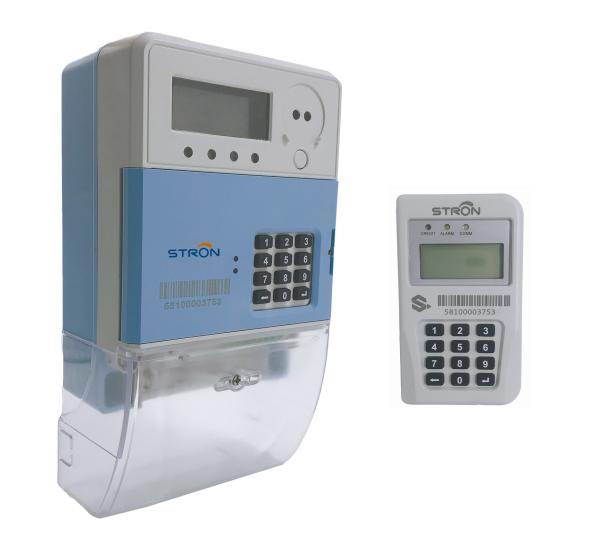 Cheap ISO 9001 Single Phase Kwh Meter , 80mA Prepay Power Smart Meter for sale