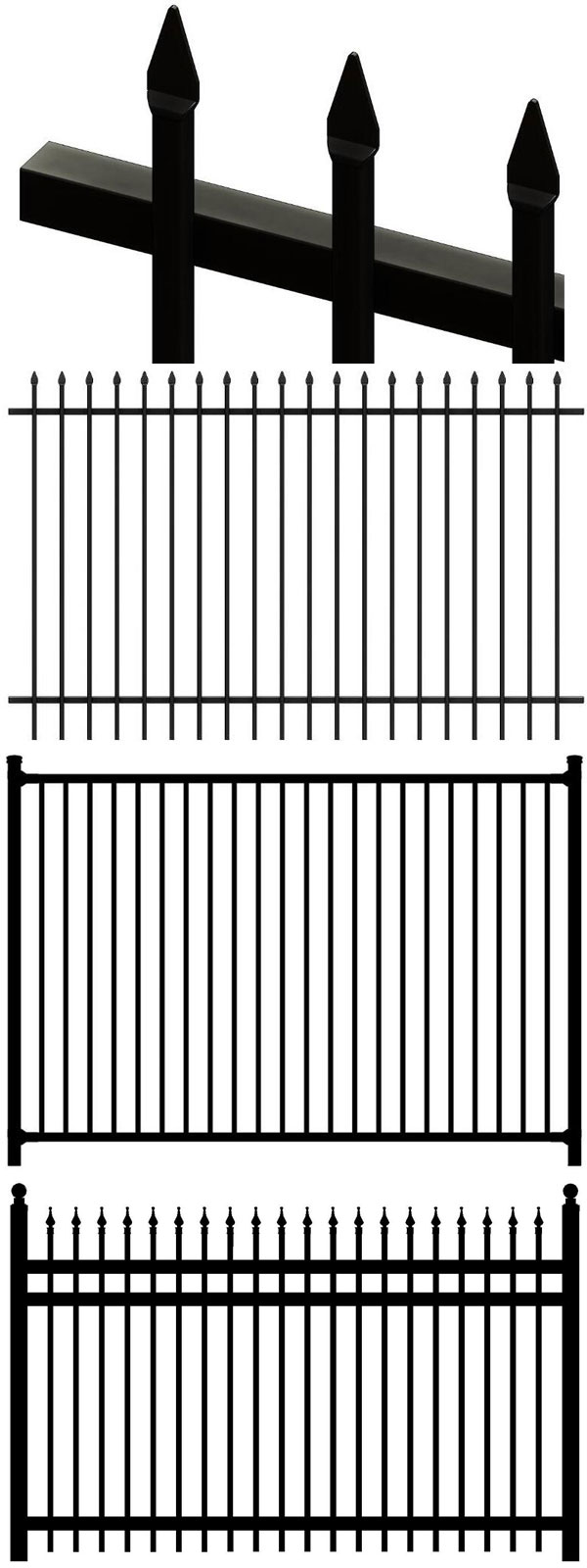 Tubular Garrison Fence/ Australia Security Commerical Garrison Fence Panel/ Black Garrison Fence