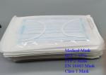 Foldable Hypoallergenic Disposable Medical Mask Fliud Resistant Ce Certificate
