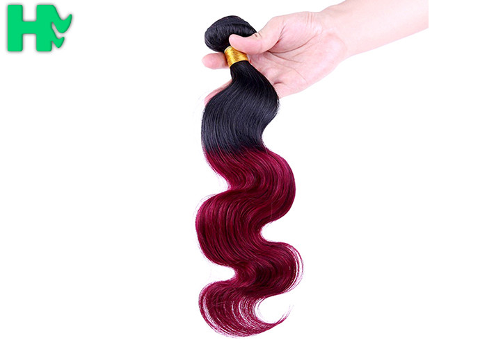 Ombre Color Human Hair Natural Human Hair Weave Bundles 8A Body Wave