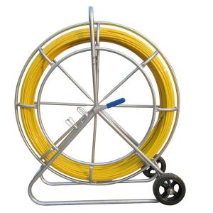 Quality Floor Installation Fiberglass Duct Rodder , 6mm X 100 Meter Cable Pulling Rodder wholesale