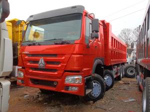 Quality 40 Tons Dump Truck For Sale Howo 400hp Tipper Truck 27 Cubic Heavy Duty Transport Sand Rock wholesale